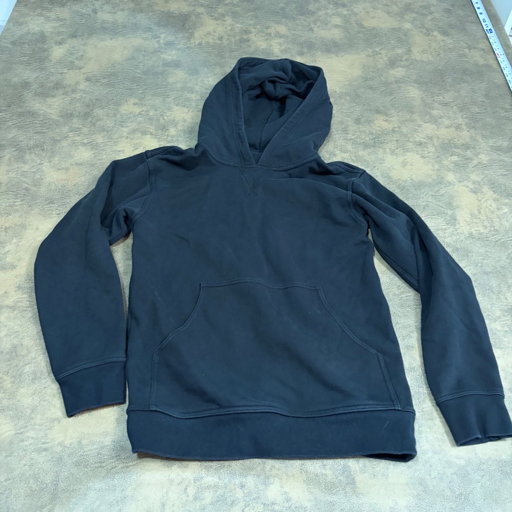 Lululemon Scuba Pullover Hoodie Womens 4 Black FADE Fleece Sweatshirt LW3DAMS